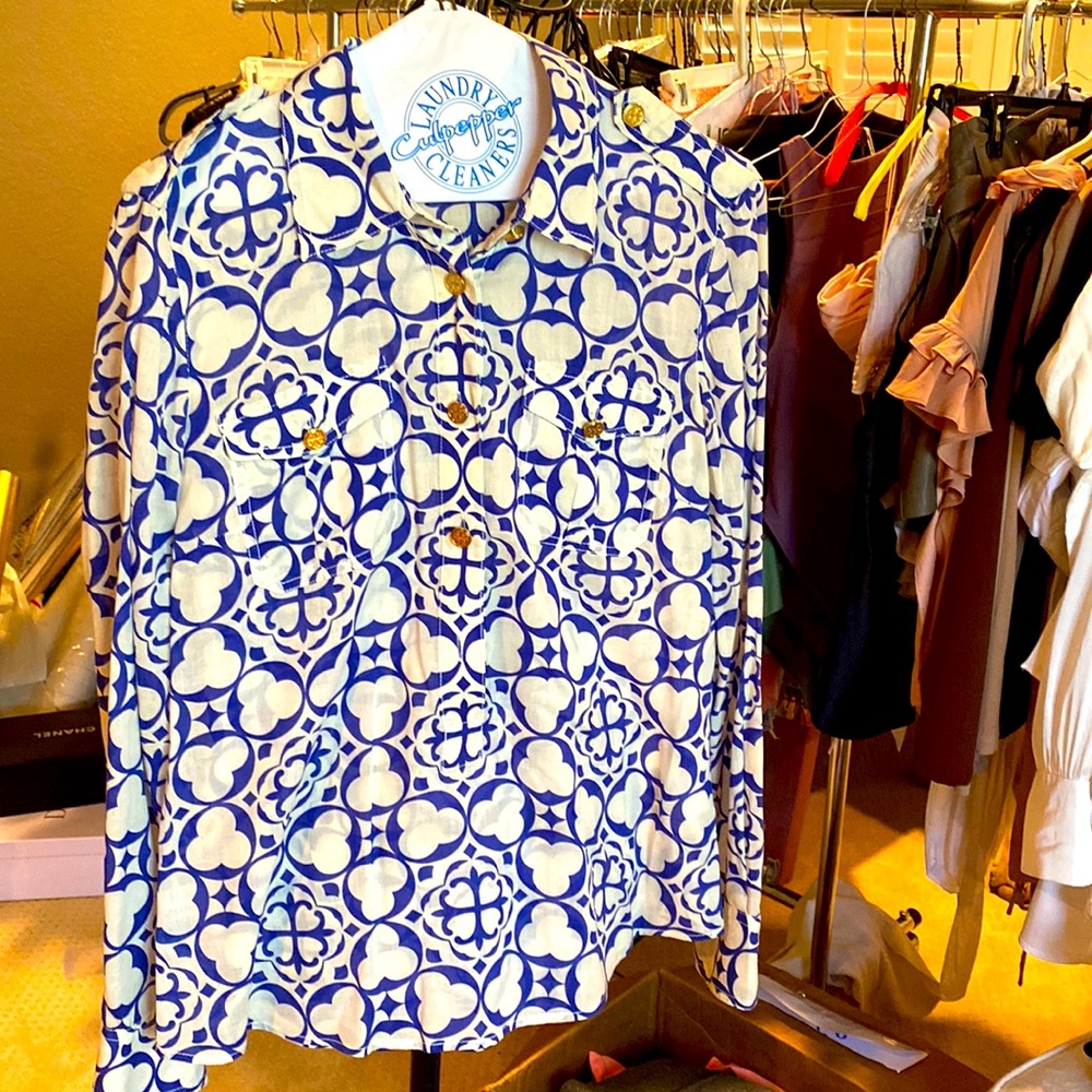 Tory Burch women’s long sleeve blouse